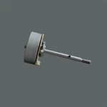 Tichý jednosmerný bezkomutátorový motor ventilátora